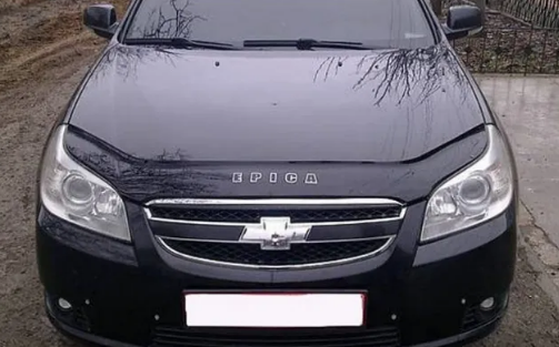 Дефлектор капота (мухобойка) Chevrolet Epica с 2006 г.в. (Шевролет Эпика) Вип Тюнинг